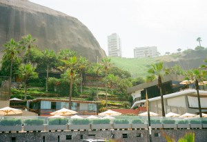 Lima in summer is hot, humid, and green